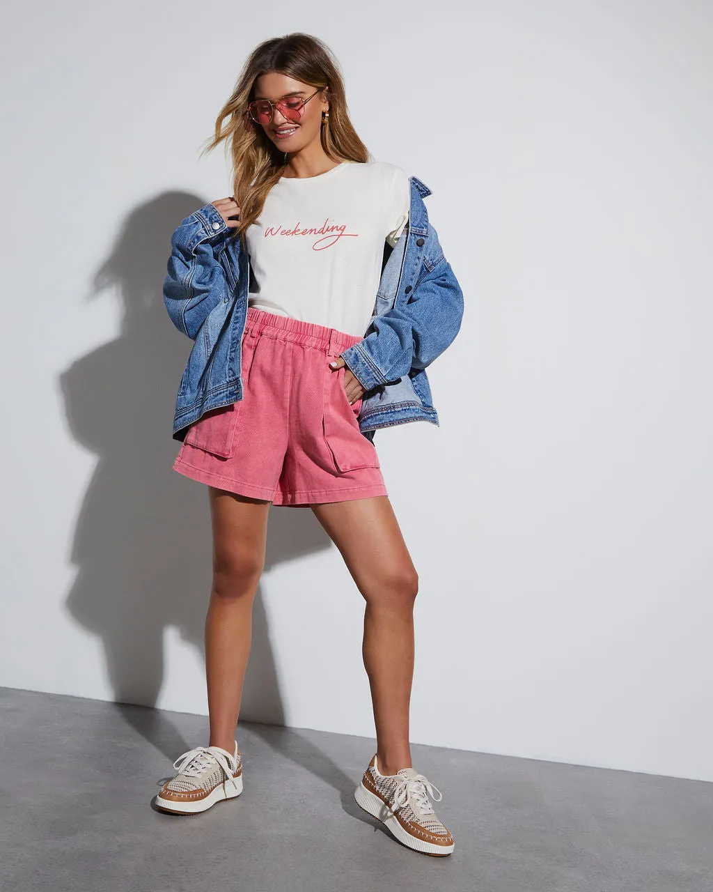 Weekending Cotton Graphic Tee sold by Vici product image thumbnail 4