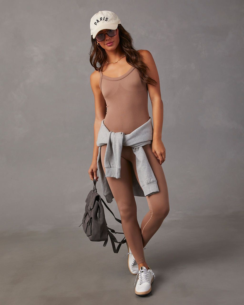 Sabina Active Jumpsuit - Taupe sold by Vici product image thumbnail 6