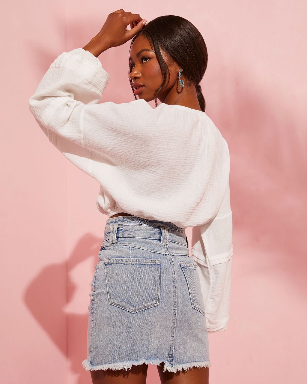 Cartago Cropped Pullover Sweatshirt sold by Vici product image thumbnail 5