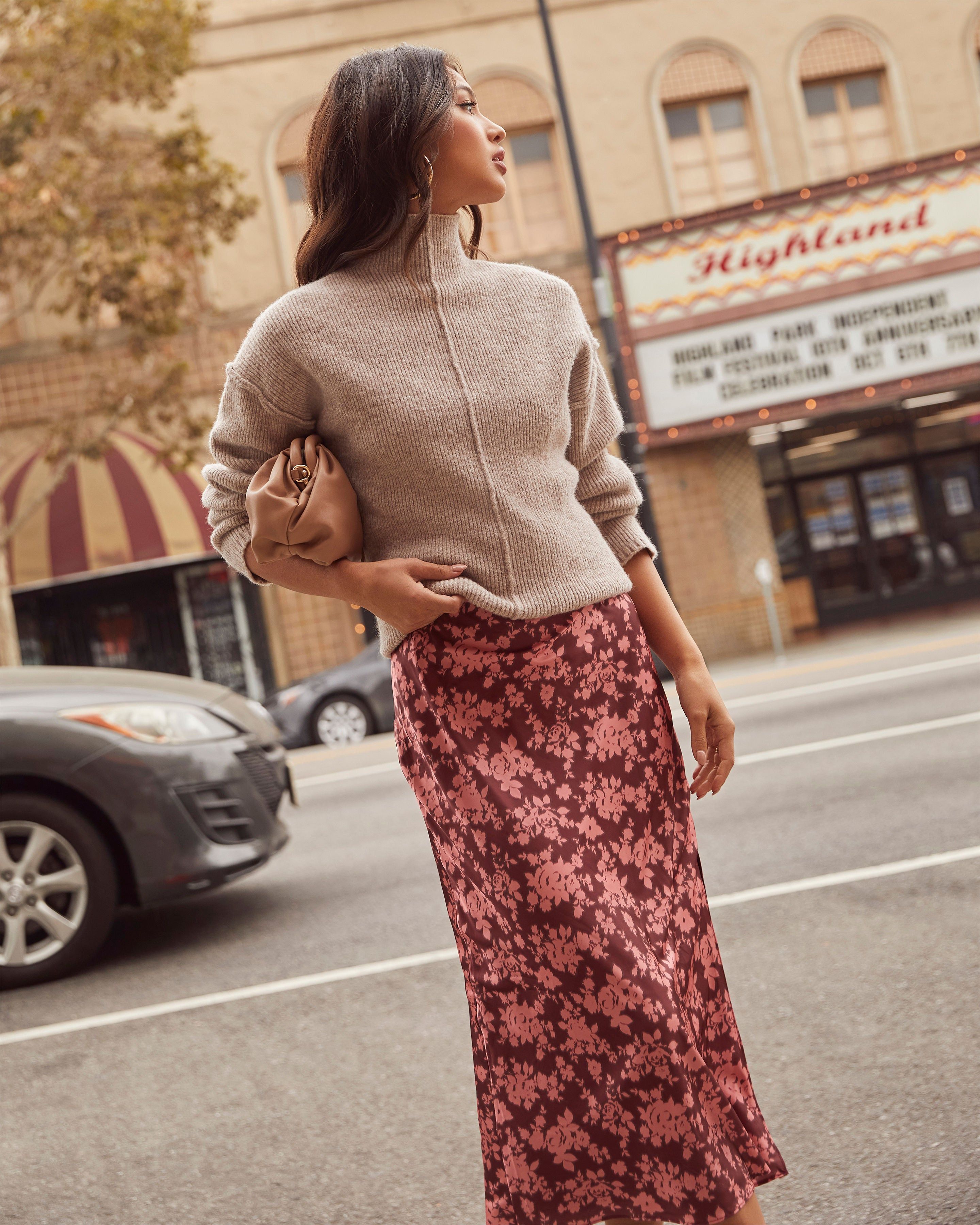 Melena Slip Floral Midi Dress sold by Vici product image thumbnail 2