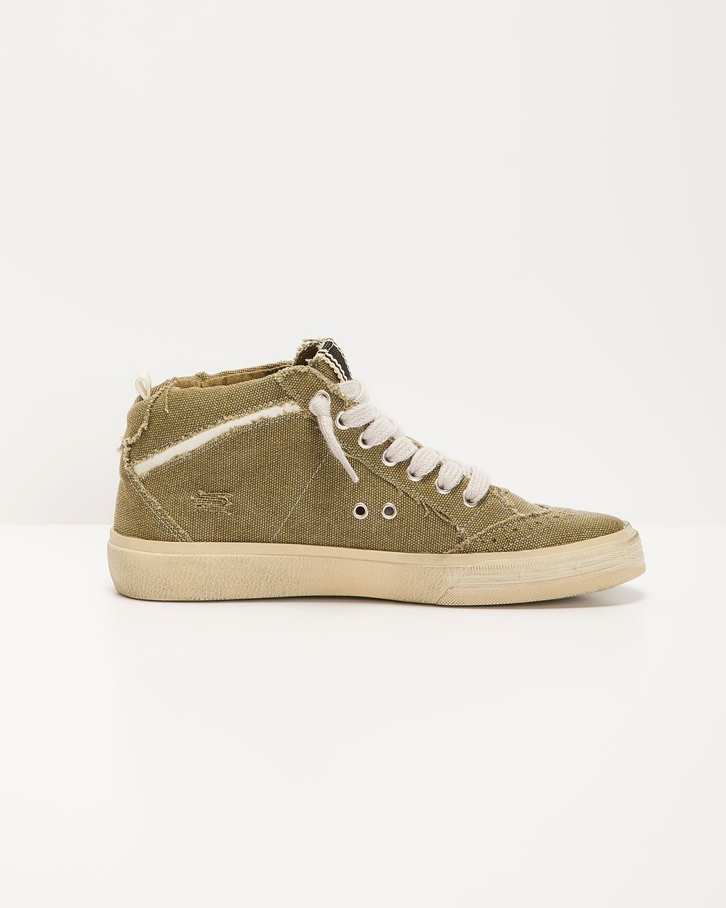 Paula High Top Canvas Sneakers - Olive sold by Vici product image thumbnail 6