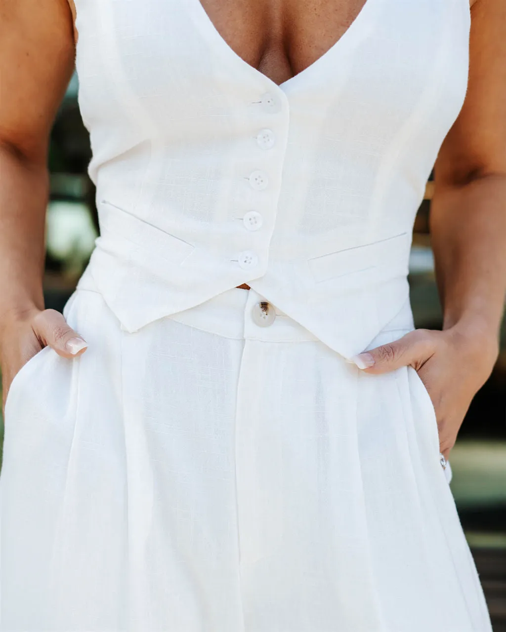 Leva Button Up Vest sold by Vici product image thumbnail 5