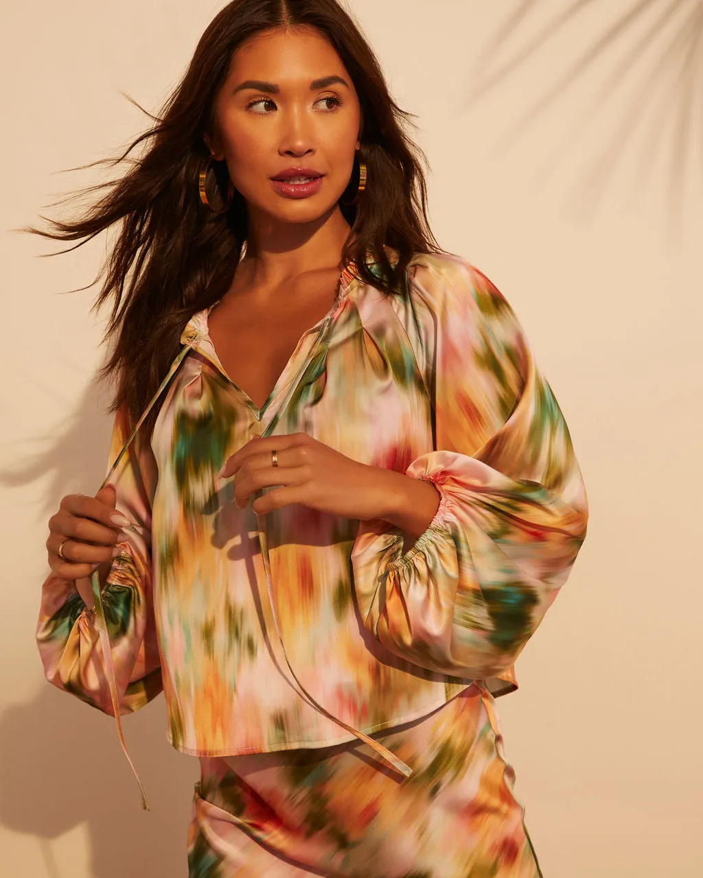 Haisley Abstract Long Sleeve Top sold by Vici product image thumbnail 3