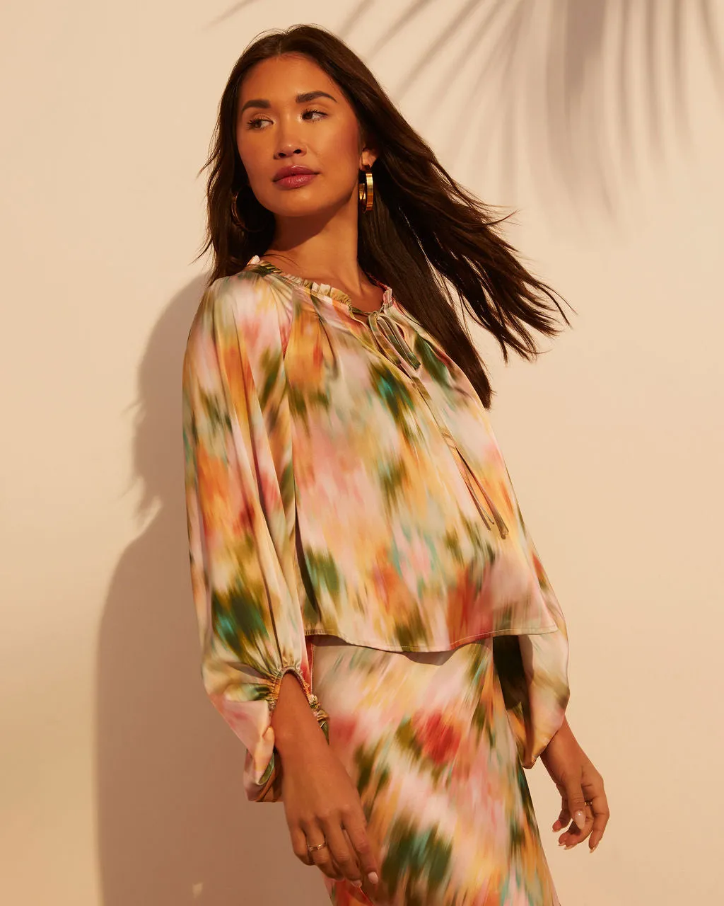 Haisley Abstract Long Sleeve Top sold by Vici product image thumbnail 5