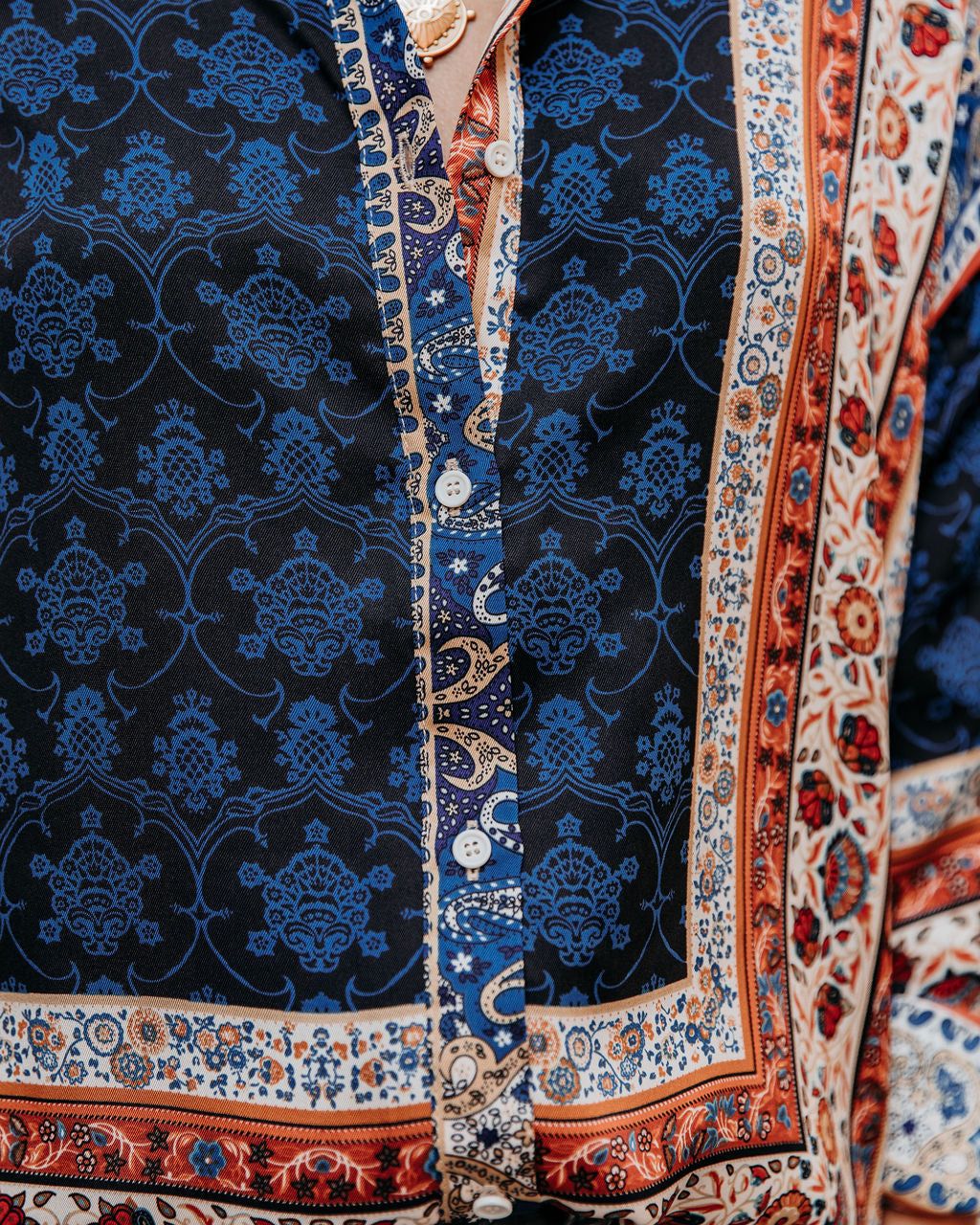 Acorn Printed Button Down Blouse - FINAL SALE sold by Vici product image thumbnail 4