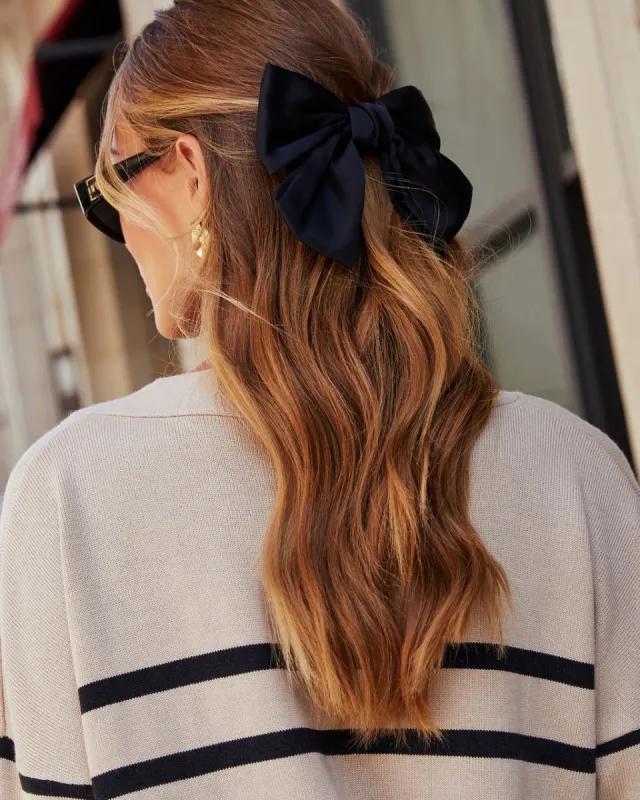 Minny Satin Bow Barrette sold by Vici