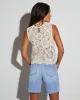 Aziya Crochet Cover Up Crop Top sold by Vici