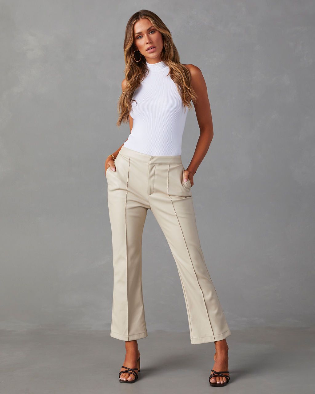 Rock The Night Faux Leather Pants sold by Vici product image thumbnail 5