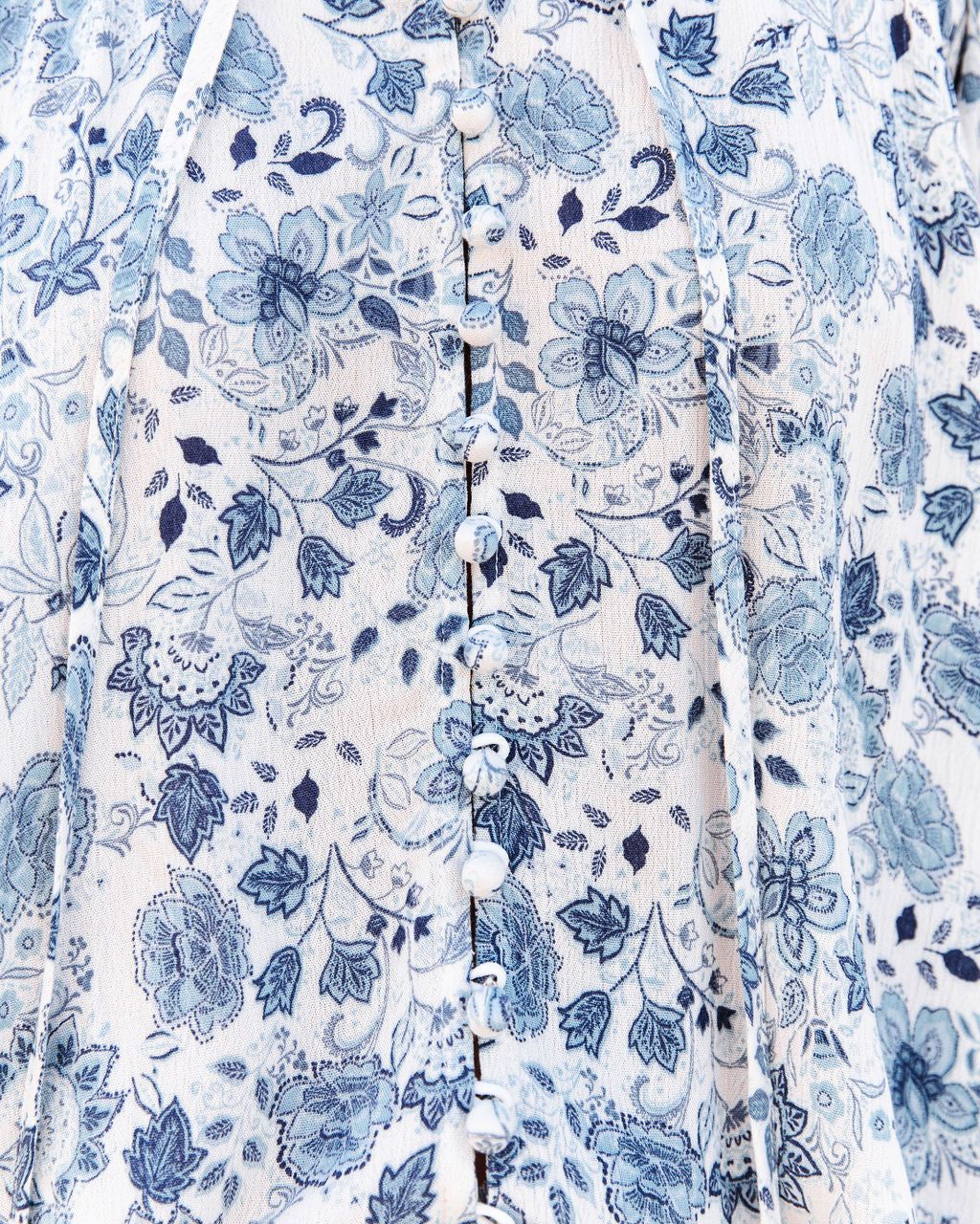 Jensen Floral Button Down Top - FINAL SALE sold by Vici product image thumbnail 4