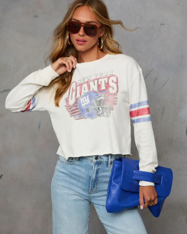 New York Giants Long Sleeve Graphic Sweatshirt sold by Vici