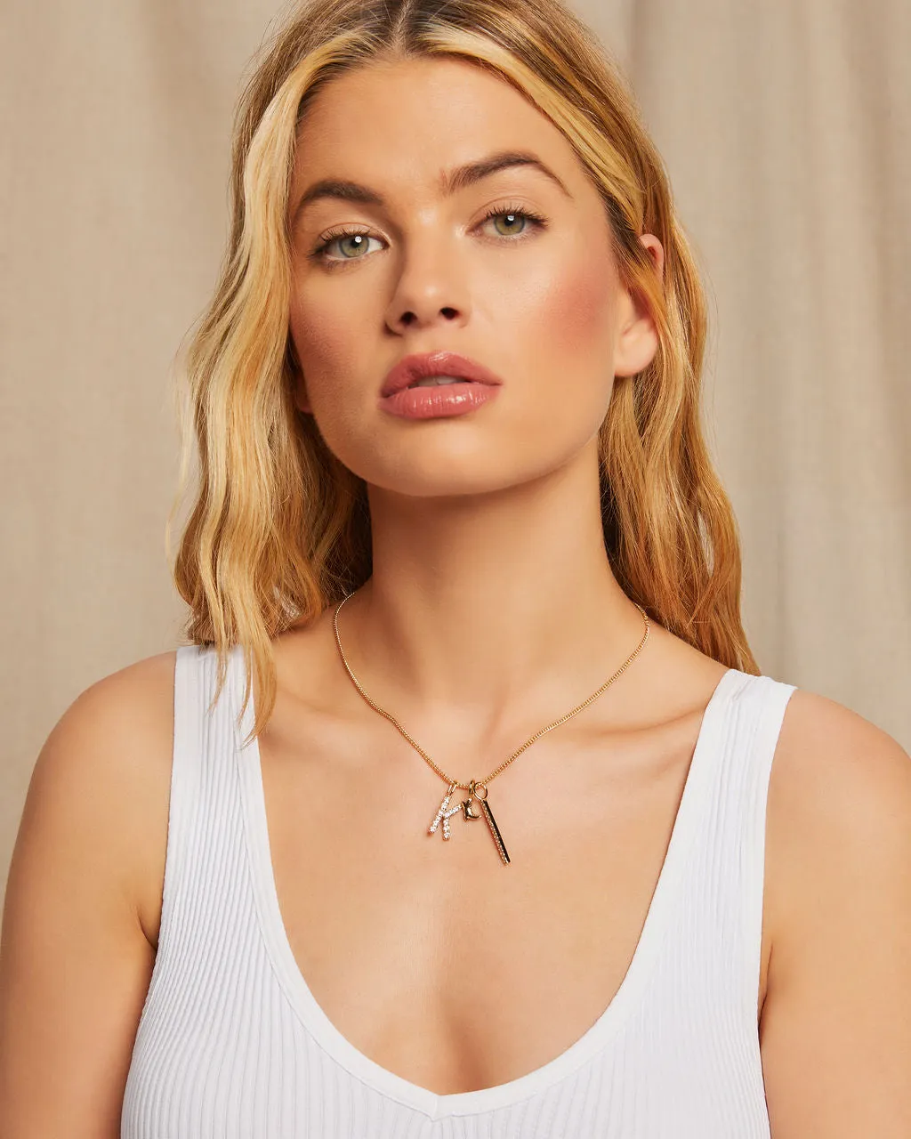 Skinny Curb 14k Plated Chain sold by Vici product image thumbnail 4