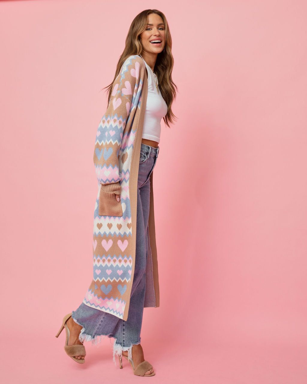 Enchantment Pocketed Duster Cardigan - LAST CHANCE sold by Vici product image thumbnail 5