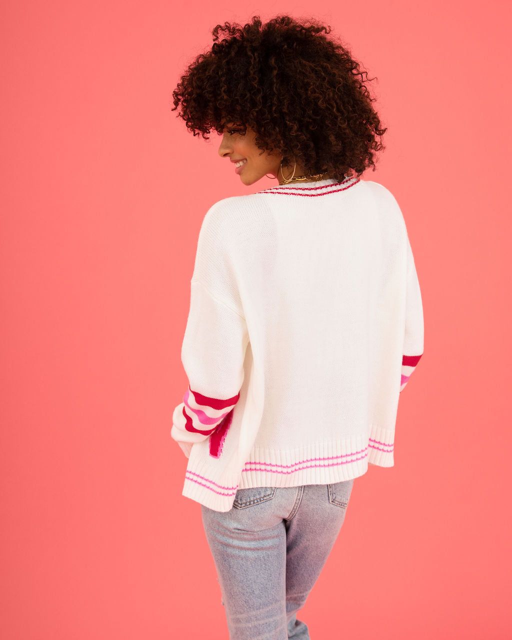 V-Day Button Front Cardigan sold by Vici product image thumbnail 4