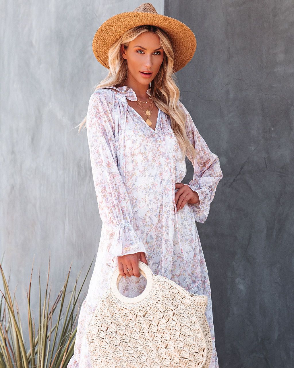 Dashing Daisies Chiffon Boho Maxi Dress - LAST CHANCE sold by Vici product image thumbnail 8