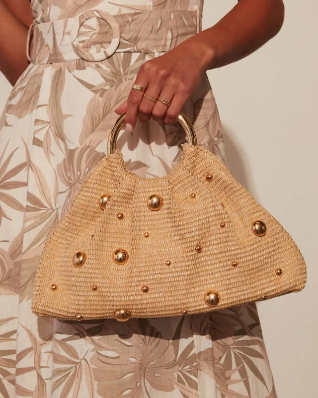 Calista Raffia Tote Bag sold by Vici