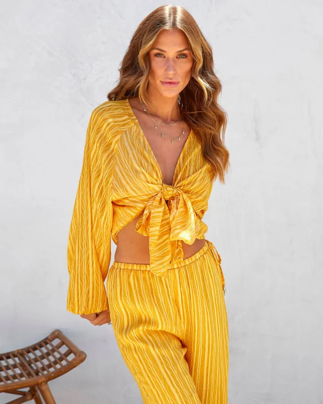 Tatianna Front Tie Top sold by Vici