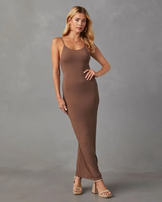 Amiah Low Back Maxi Dress sold by Vici