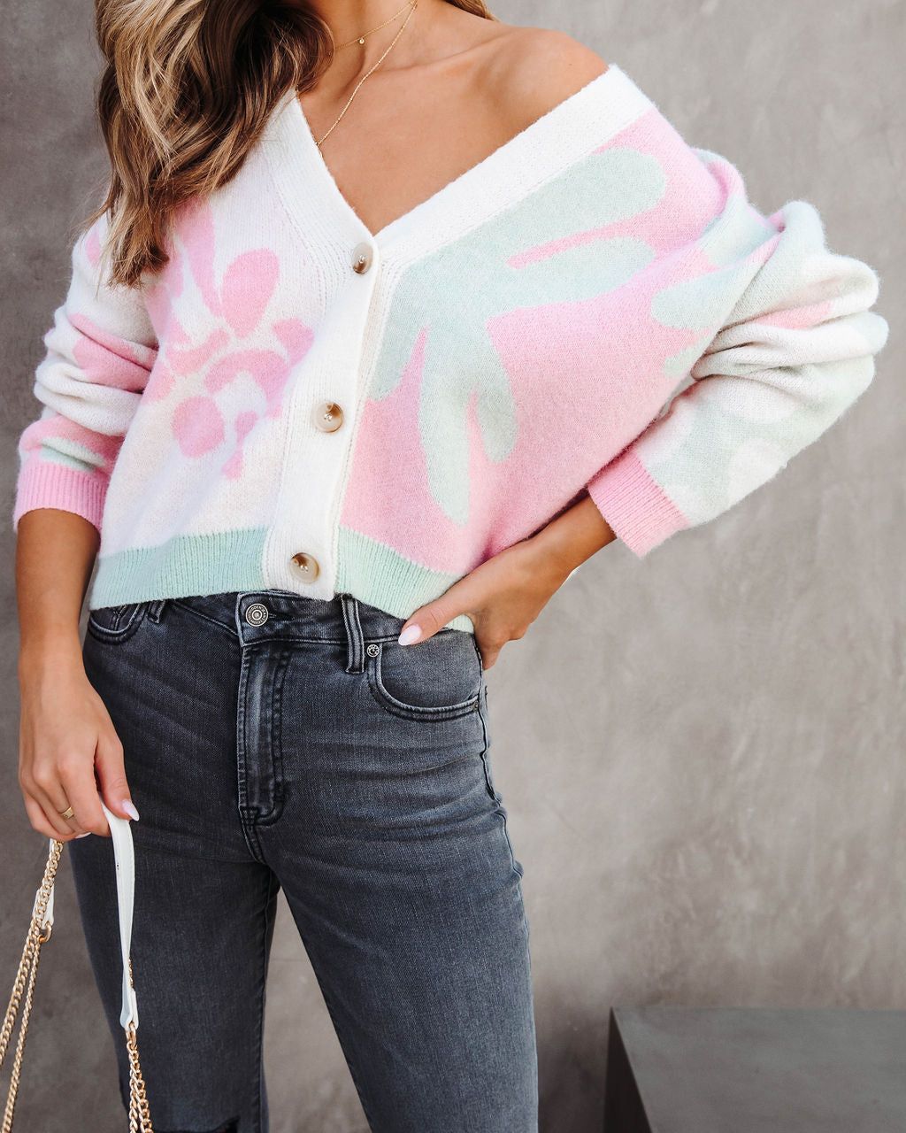 Cuddle Club Cardigan sold by Vici product image thumbnail 4