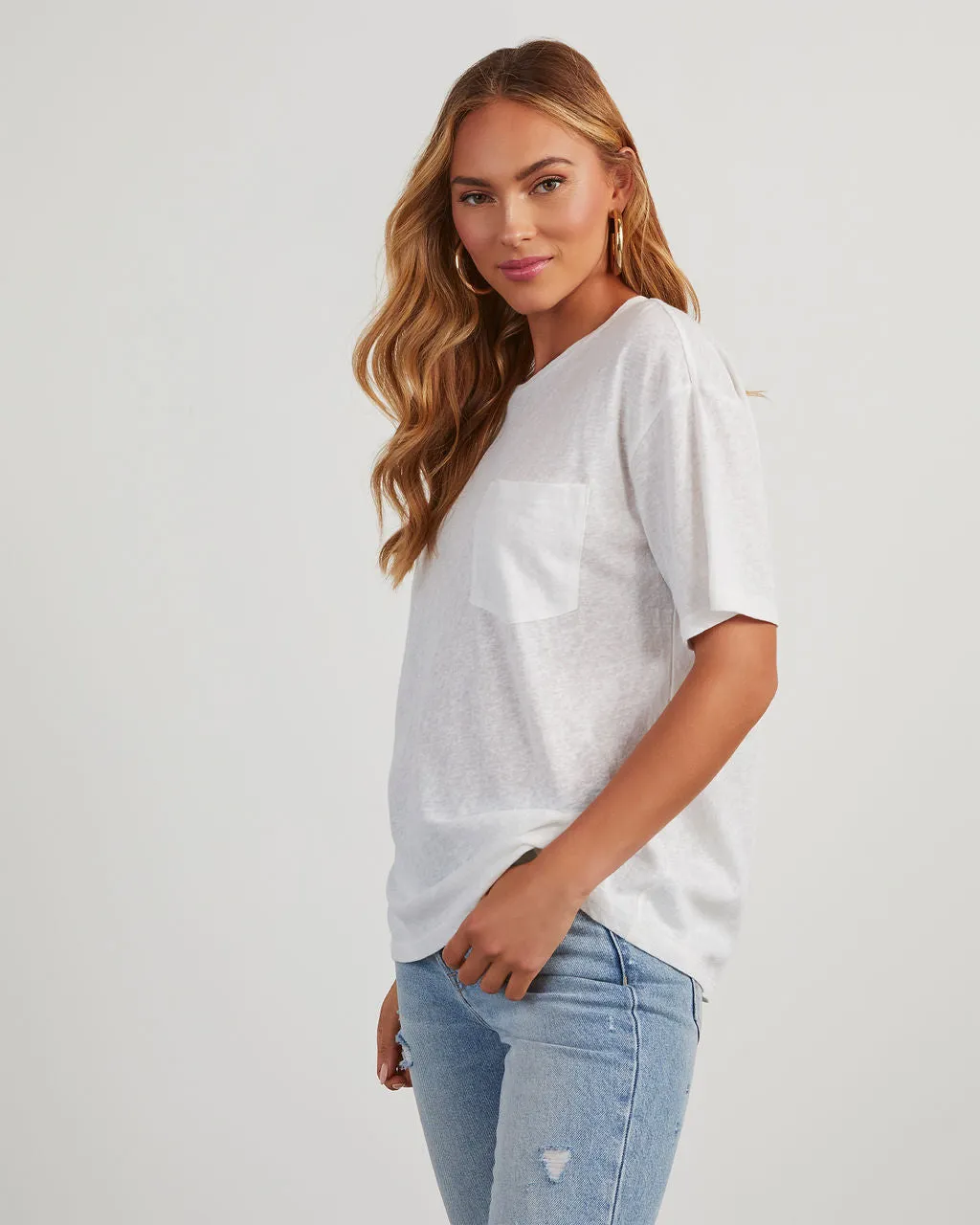Magnolia Cotton Blend Pocket Tee sold by Vici product image thumbnail 3