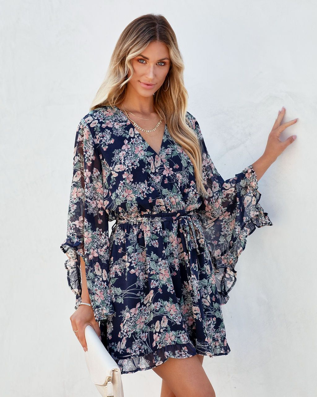 Julieta Floral Kimono Dress sold by Vici product image thumbnail 3