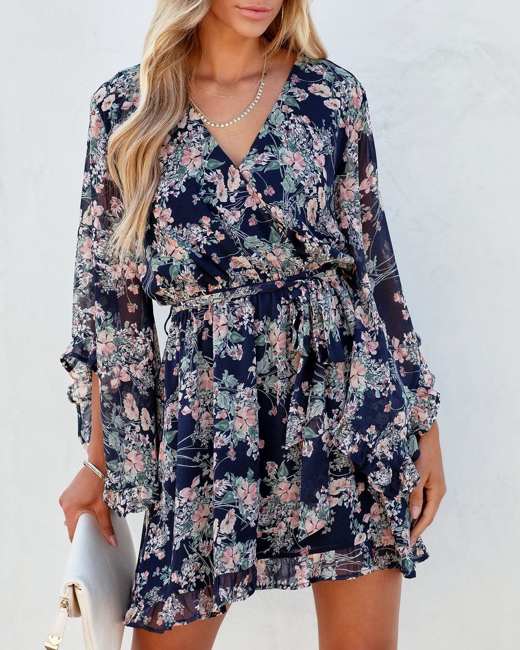 Julieta Floral Kimono Dress sold by Vici product image thumbnail 5