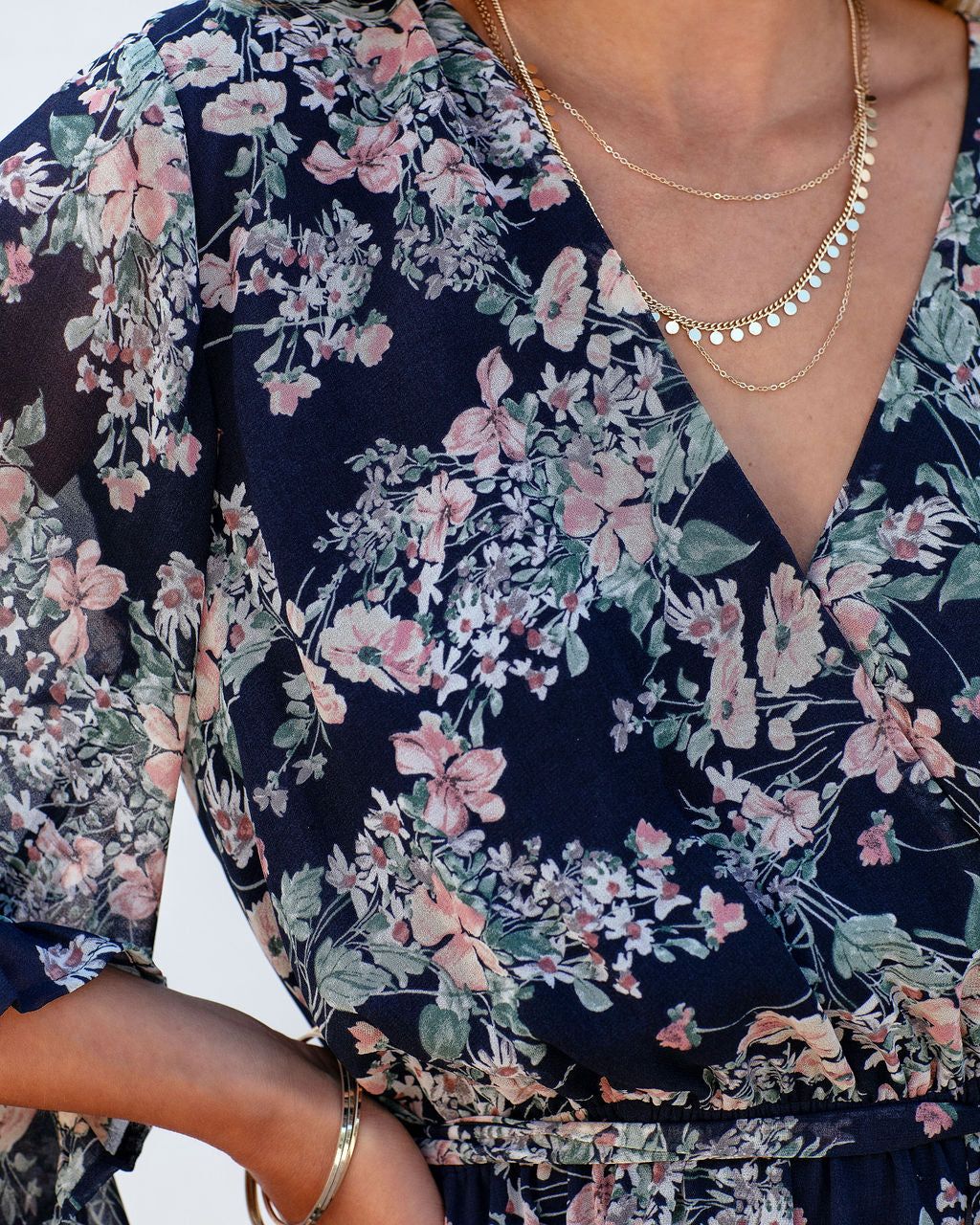 Julieta Floral Kimono Dress sold by Vici product image thumbnail 4