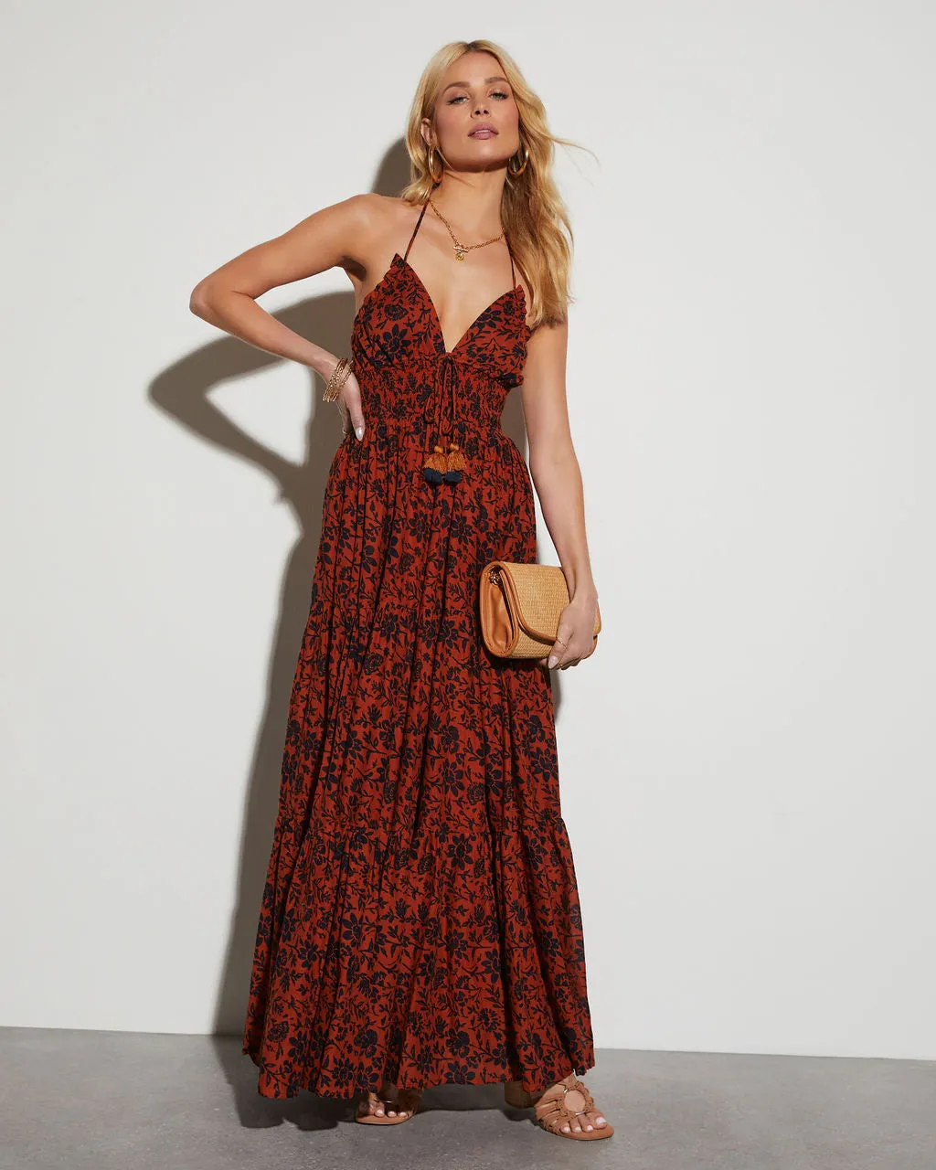 Roselynn Floral Maxi Dress sold by Vici product image thumbnail 2