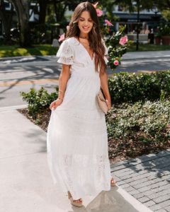 Behold Crochet Maxi Dress - FINAL SALE sold by Vici