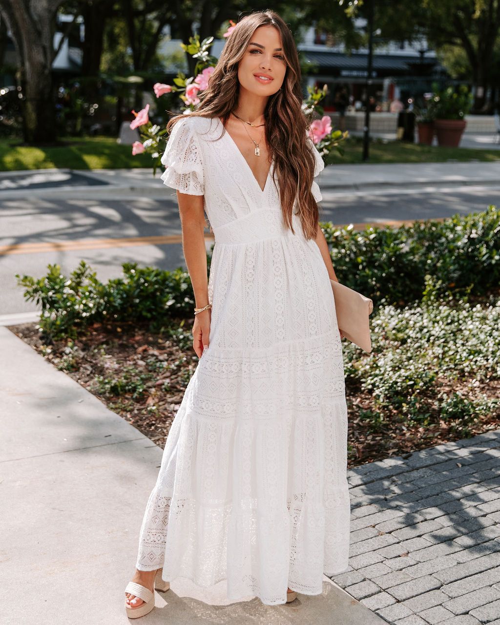 Behold Crochet Maxi Dress - FINAL SALE sold by Vici