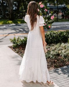 Behold Crochet Maxi Dress - FINAL SALE sold by Vici