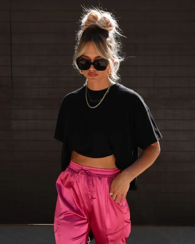 Jackson Cotton Tee - Black - FINAL SALE sold by Vici