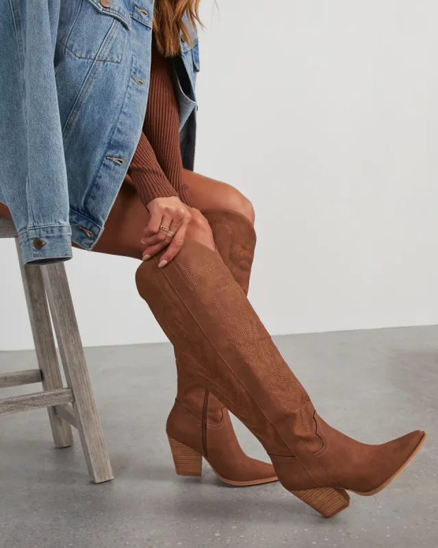 Stylist Boot - Brown sold by Vici