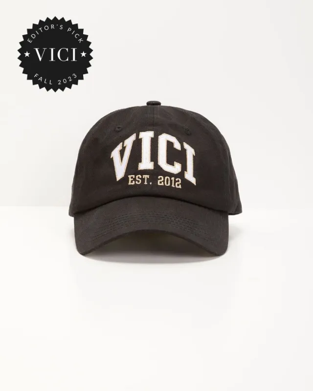 Vici Logo Baseball Cap - Black sold by Vici