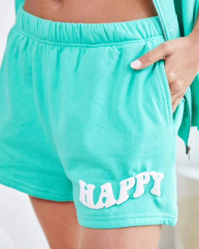 Happy Life Cotton Blend Pocketed Shorts sold by Vici