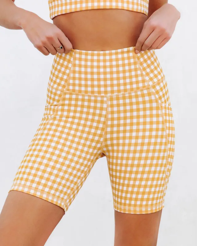Gingham Gal Biker Shorts - FINAL SALE sold by Vici