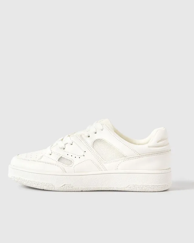 Karis Lace Up Sneakers - White - FINAL SALE sold by Vici