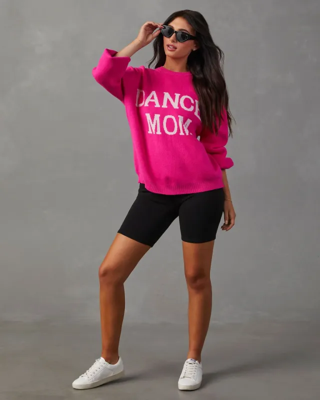 Dance Mom Knit Pullover Sweater - Pink sold by Vici