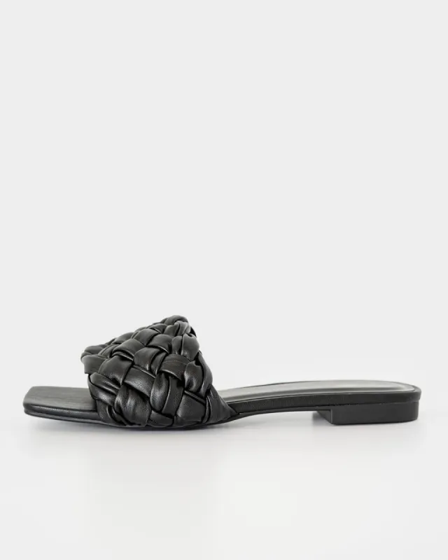Apron Braided Sandals - Black - FINAL SALE sold by Vici
