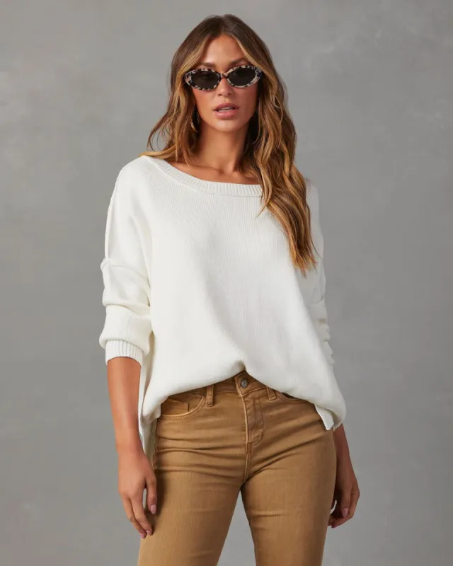 Tamlynn Sweater - White sold by Vici