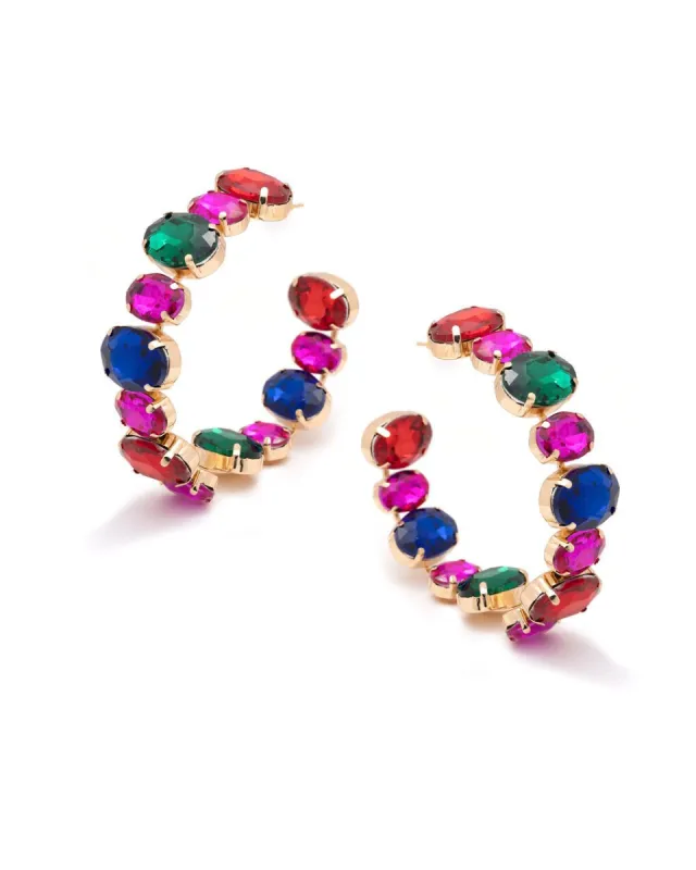 Show Stopping Hoops - Multi - FINAL SALE sold by Vici