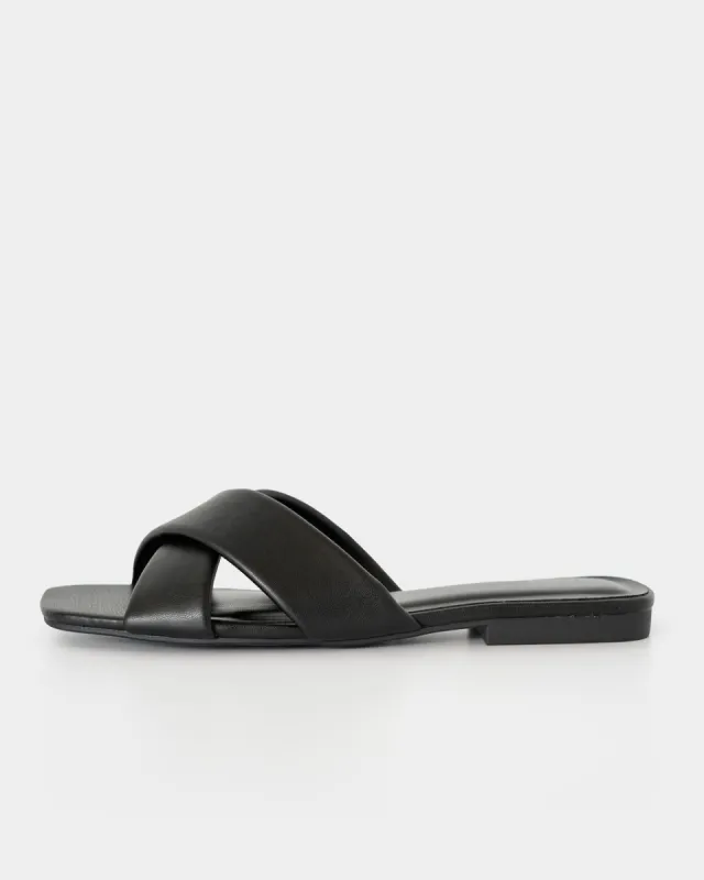 Julez Criss Cross Sandals - Black - FINAL SALE sold by Vici