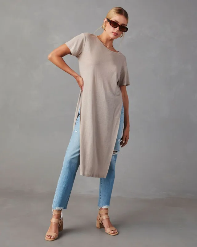 Brenna Short Sleeve Tunic Top sold by Vici