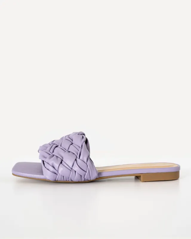 Apron Braided Sandals - Lavender - FINAL SALE sold by Vici