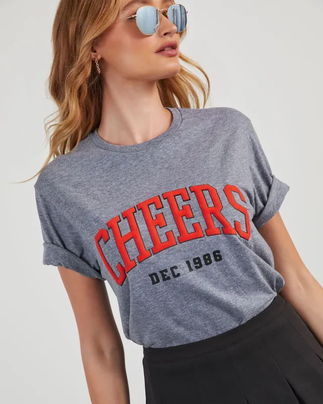 Cheers Cotton Graphic Tee sold by Vici
