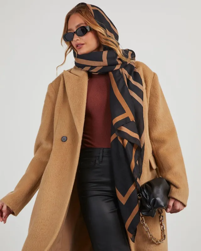 Stella Printed Scarf sold by Vici