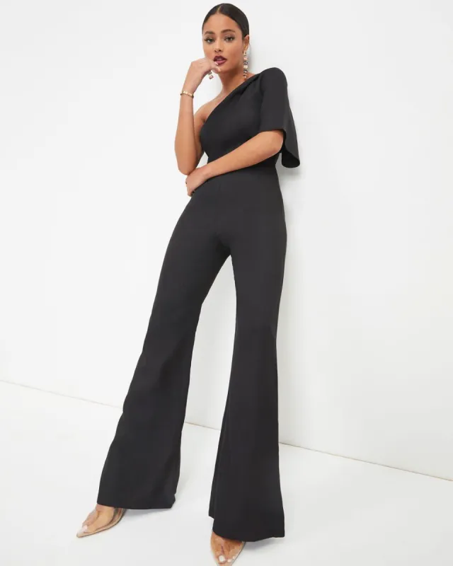 Iconic Lady One Shoulder Jumpsuit sold by Vici