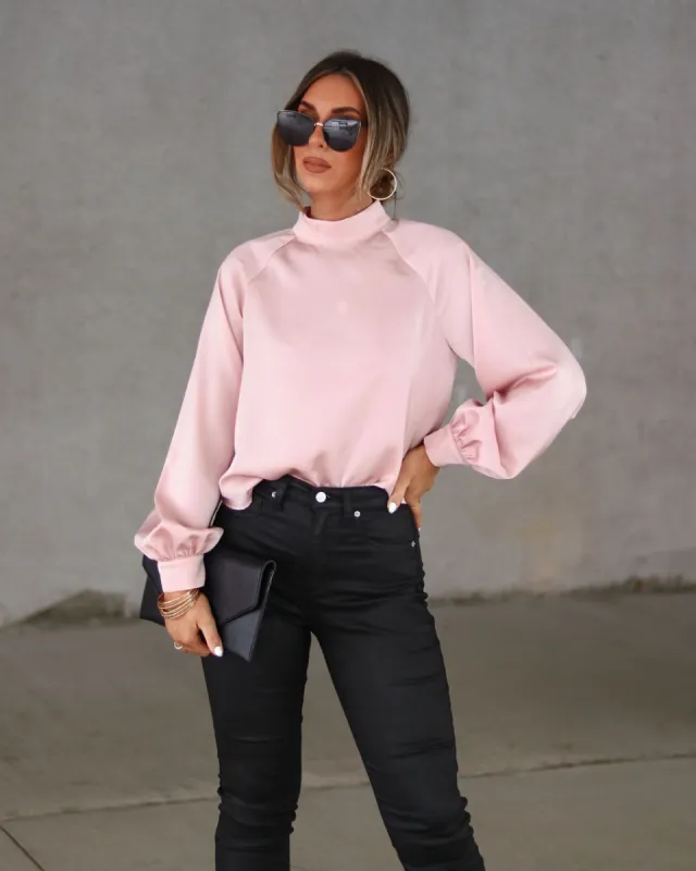 Like A Melody Balloon Sleeve Blouse sold by Vici