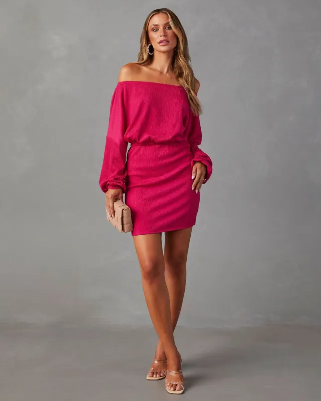 Jalen Long Sleeve Mini Dress sold by Vici