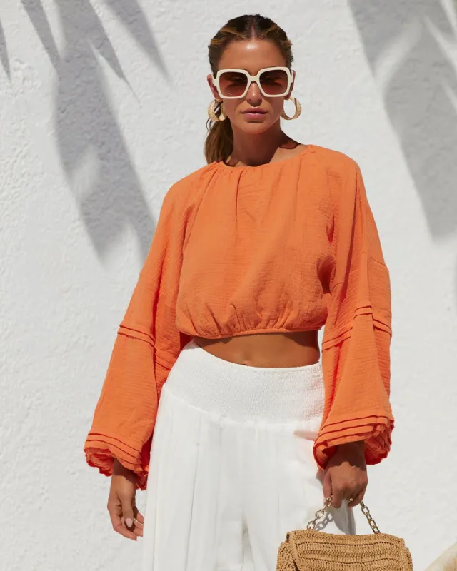 Cartago Cropped Pullover Sweatshirt sold by Vici