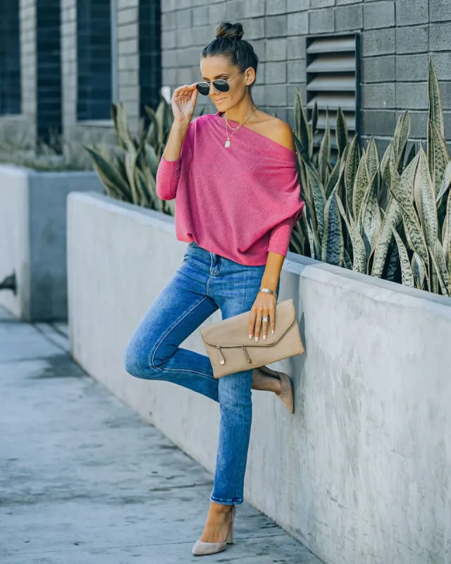 Grateful Dolman Knit Top - Wine - FINAL SALE sold by Vici